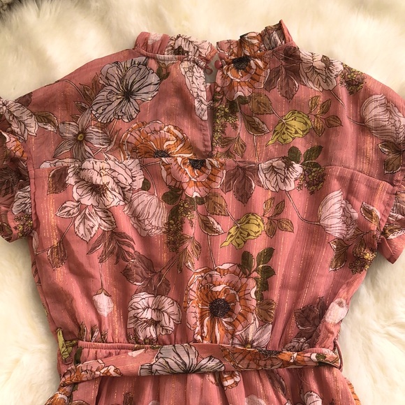 Monteau Los Angeles Floral Spring Dress Size M - Picture 3 of 8